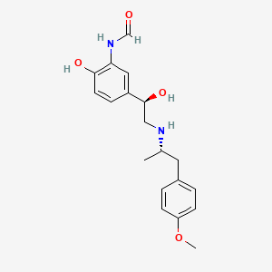 N-(2-Hydroxy-5-((1RS)-1-hydroxy-2-(((1SR)-2-(4-methoxyphenyl)-1-methylethyl)amino)ethyl)phenyl)formamide