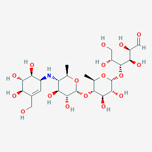 molecular formula C25H43NO17 B602123 Pseudoacarbose CAS No. 196944-81-7
