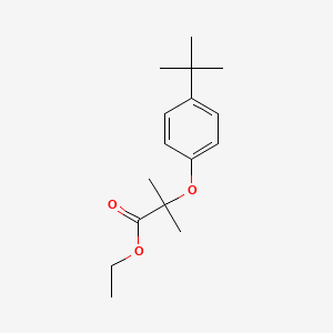 molecular formula C16H24O3 B6021254 ethyl 2-(4-tert-butylphenoxy)-2-methylpropanoate 