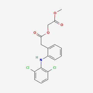molecular formula C17H15Cl2NO4 B602132 Aceclofenac Methyl Ester CAS No. 139272-66-5
