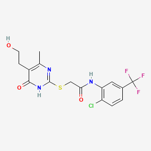 molecular formula C16H15ClF3N3O3S B6021419 MFCD09875851 