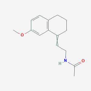 N-[2-(7-Methoxy-3,4-dihydro-2H-naphthalen-1-ylidene)ethyl]acetamide
