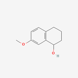 molecular formula C11H14O2 B602165 7-Methoxy-1,2,3,4-tetrahydronaphthalen-1-ol CAS No. 32820-10-3