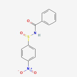 molecular formula C13H10N2O4S B6021741 N-(4-nitrophenyl)sulfinylbenzamide 