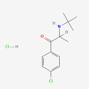 2-(Tert-butylamino)-1-(4-chlorophenyl)propan-1-one hydrochloride