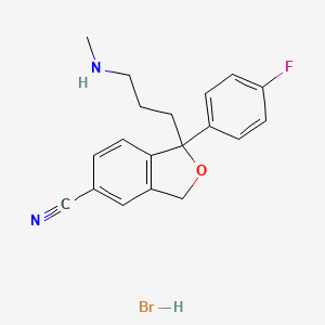 molecular formula C19H20BrFN2O B602189 Desmethyl Citalopram Hydrobromide CAS No. 1188264-72-3