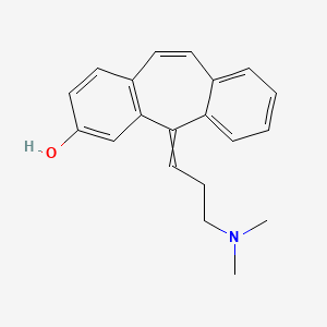 molecular formula C20H21NO B602197 5-[3-(Dimethylamino)propylidene]-5H-dibenzo[a,d]cyclohepten-3-ol CAS No. 30235-48-4