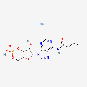 molecular formula C14H17N5O7PNa B602212 Bucladesine Impurity 2 CAS No. 70253-67-7