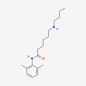 molecular formula C18H30N2O B602213 6-(Butylamino)-N-(2,6-dimethylphenyl)hexanamide CAS No. 1330172-81-0