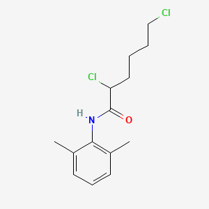 molecular formula C14H19Cl2NO B602214 2,6-Dichlorocapronic acid xylidide CAS No. 1037184-07-8