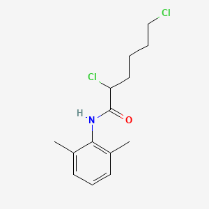 molecular formula C14H19Cl2NO B602214 2,6-Dichloro-N-(2,6-dimethylphenyl)hexanamide CAS No. 1037184-07-8