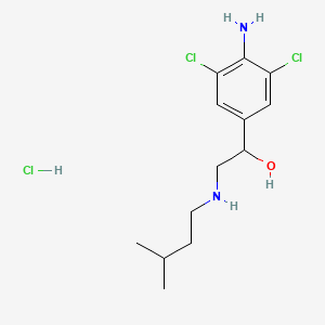 molecular formula C13H20Cl2N2O.HCl B602225 Clenhexerol Hydrochloride CAS No. 1435935-00-4