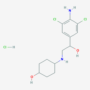 molecular formula C14H20Cl2N2O2 B602226 Clencyclohexerol hydrochloride CAS No. 1435934-75-0
