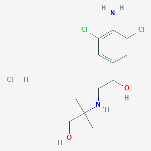molecular formula C12H19Cl3N2O2 B602235 Hydroxymethylclenbuterol Hydrochloride CAS No. 37162-89-3