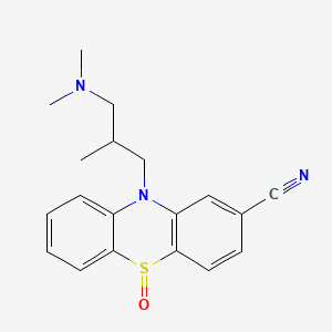 molecular formula C19H21N3OS B602237 Cyamemazine sulfoxide CAS No. 13384-45-7