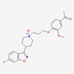 molecular formula C24H27FN2O5 B602239 Iloperidone N-Oxide CAS No. 1375651-09-4