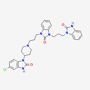 molecular formula C32H34ClN7O3 B602246 多潘立酮杂质E CAS No. 1346602-50-3