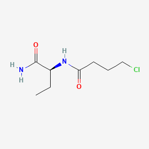 (S)-N-(1-Amino-1-oxobutan-2-yl)-4-chlorobutanamide
