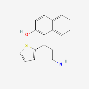 1-(3-(Methylamino)-1-(thiophen-2-yl)propyl)naphthalen-2-ol