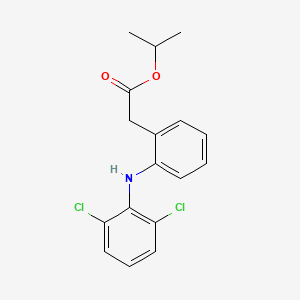 molecular formula C17H17Cl2NO2 B602264 Diclofenac isopropyl ester CAS No. 66370-79-4