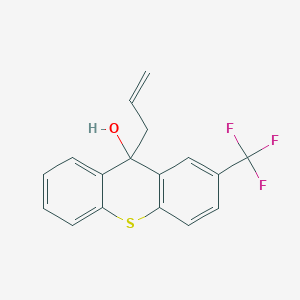 molecular formula C17H13F3OS B602299 9-Allyl-2-(trifluoromethyl)-9H-thioxanthen-9-ol CAS No. 850808-70-7