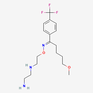 molecular formula C17H26F3N3O2 B602304 N-(Ethylamino) Fluvoxamine CAS No. 1217262-11-7