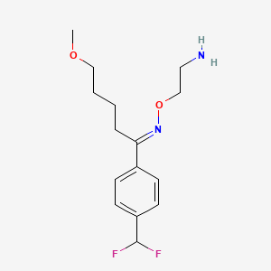 molecular formula C15H22F2N2O2 B602306 Desfluoro Fluvoxamine CAS No. 1217214-94-2
