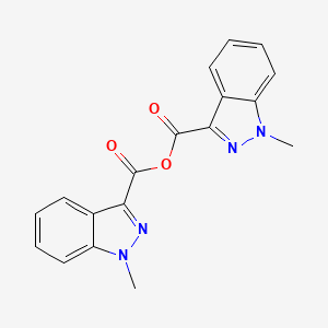 molecular formula C18H4N4O3 B602308 1-Methyl-1H-indazole-3-carboxylic Anhydride CAS No. 1363173-34-5