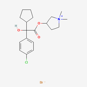 molecular formula C19H27ClNO3Br B602309 Glycopyrrolate Impurity I CAS No. 1404453-68-4