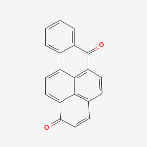 molecular formula C20H10O2 B602332 Benzo[a]pyrene-1,6-dione CAS No. 64133-79-5
