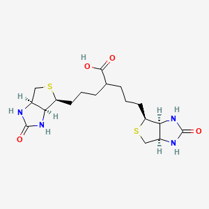 molecular formula C18H28N4O4S2 B602340 D-Biotin Dimer Acid CAS No. 1163708-46-0