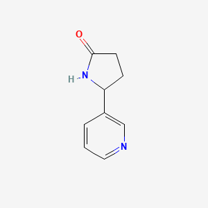 molecular formula C9H10N2O B602358 Norcotinine CAS No. 17708-87-1