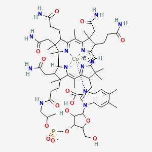 molecular formula C63H87CoN13O15P B602364 50-Carboxycyanocobalamin CAS No. 26264-28-8