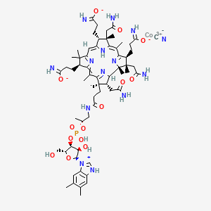 molecular formula C63H88CoN14O14P B602365 Cyanocobalamin Impurity H CAS No. 41325-63-7