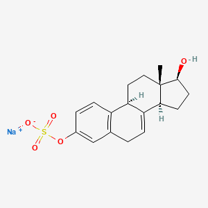 molecular formula C18H21O5S . Na B602382 17β-二氢雌马酚硫酸钠 CAS No. 16680-49-2