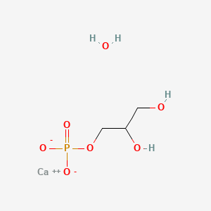 molecular formula C3H9O6P.Ca.xH2O B602390 磷酸二钙一水合物 CAS No. 398143-83-4