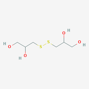 molecular formula C6H14O4S2 B602391 3,3'-二硫代双(丙烷-1,2-二醇) CAS No. 4807-52-7