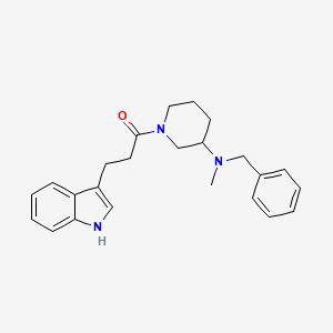 molecular formula C24H29N3O B6023950 N-benzyl-1-[3-(1H-indol-3-yl)propanoyl]-N-methyl-3-piperidinamine 