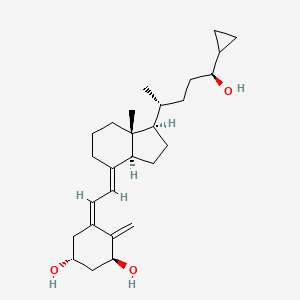 molecular formula C27H42O3 B602405 22-Hydrogenated racemic calcipotriol CAS No. 112849-14-6