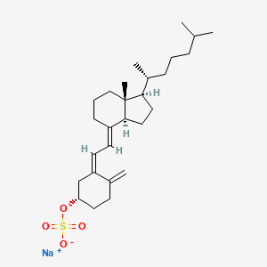 molecular formula C27H44O4S`Na B602419 Cholecalciferol Sulfate Sodium Salt CAS No. 78392-27-5