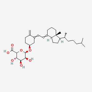 molecular formula C33H52O7 B602424 Cholecalciferol Glucuronide CAS No. 57918-08-8