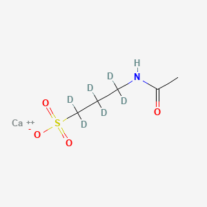 molecular formula C5H10CaNO4S+ B602431 Acamprosate-d12 Calcium (dipropyl-d12) CAS No. 1225580-91-5
