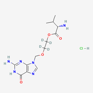 molecular formula C13H16D4N6O4.HCl B602435 Valacyclovir-d4, Hydrochloride CAS No. 1331910-75-8