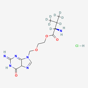 molecular formula C13H12N6O4D8·HCl B602436 Valacyclovir-d8 Hydrochloride CAS No. 1279033-32-7