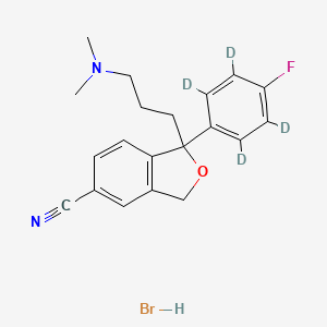 molecular formula C20H17D4FN2O.HBr B602442 Citalopram-d4 Hydrobromide CAS No. 1219803-58-3