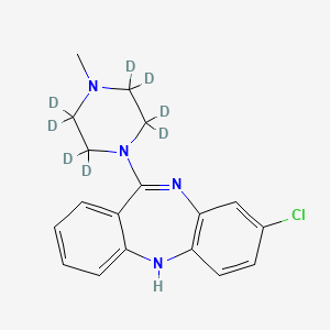molecular formula C18H11D8ClN4 B602445 Clozapine-d8 CAS No. 1185053-50-2