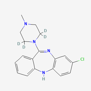 molecular formula C18H15D4ClN4 B602451 Clozapine-D4 CAS No. 204395-52-8