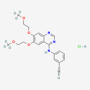 molecular formula C22H17N3O4D6.HCl B602452 Erlotinib D6 HCl CAS No. 1189953-78-3