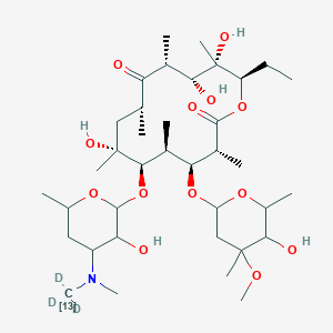 molecular formula C3[13C]H64NO13D3 B602456 Erythromycin-13C,d3 CAS No. 959119-26-7