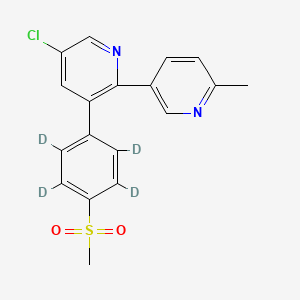 molecular formula C18H15ClN2O2S B602458 Etoricoxib D4 
